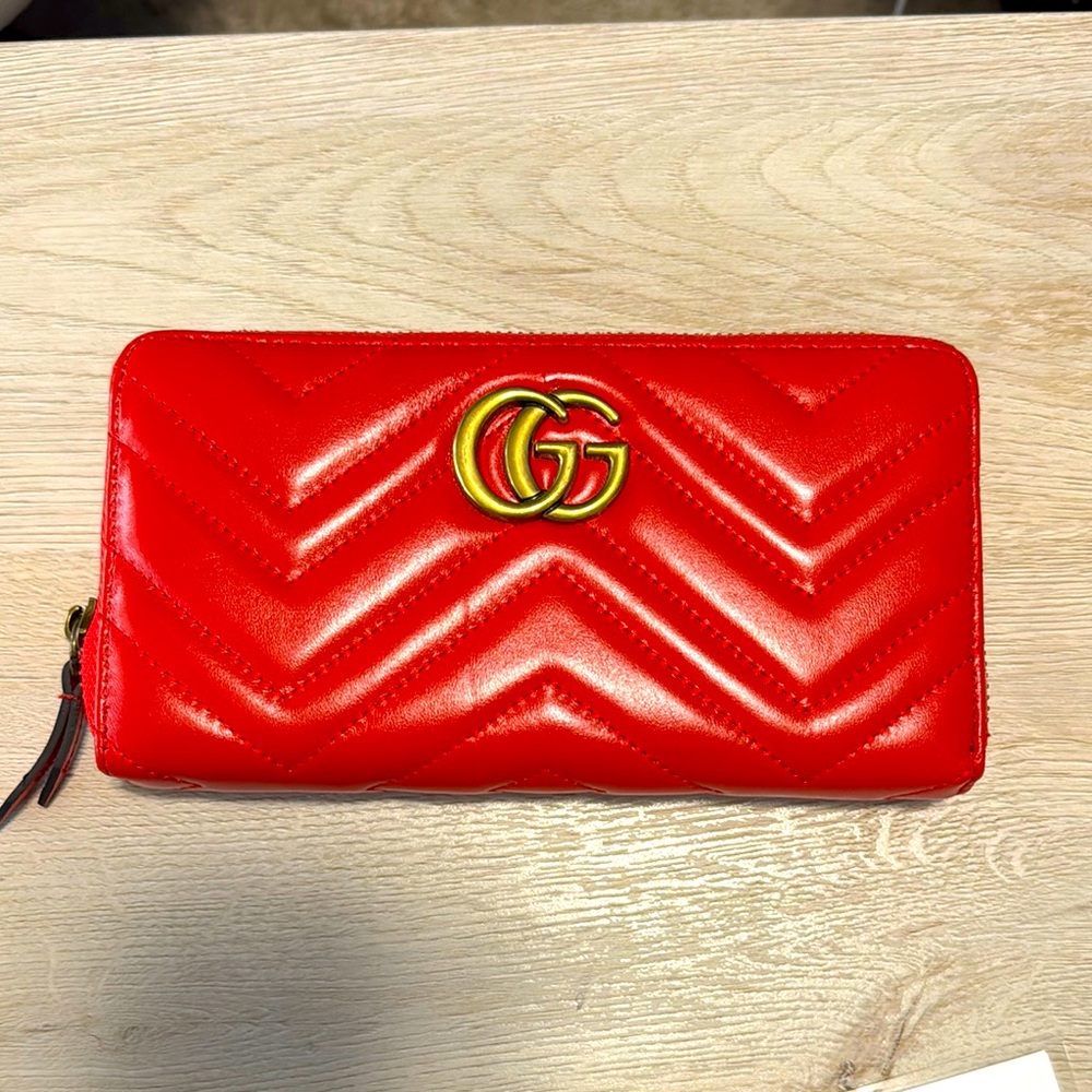Red GG Women's Wallet